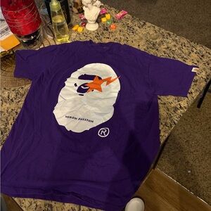Heron Preston Purple Graphic Tee